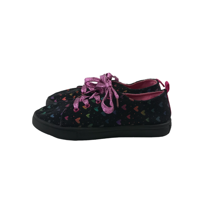 Nanette Lepore size UK 1 black heart trainers