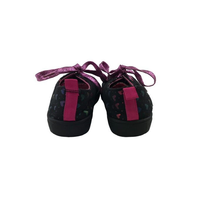 Nanette Lepore size UK 1 black heart trainers