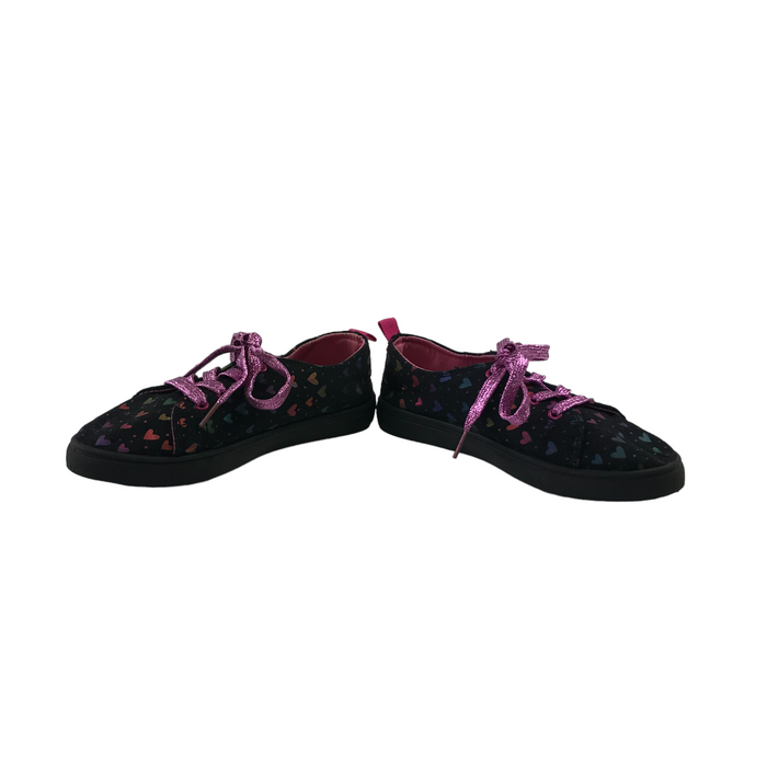 Nanette Lepore size UK 1 black heart trainers
