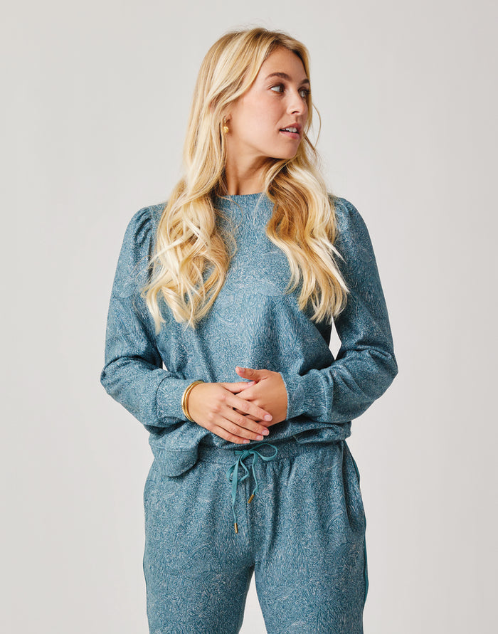 Naomi Sweatshirt: Hydro Floral - FINAL SALE