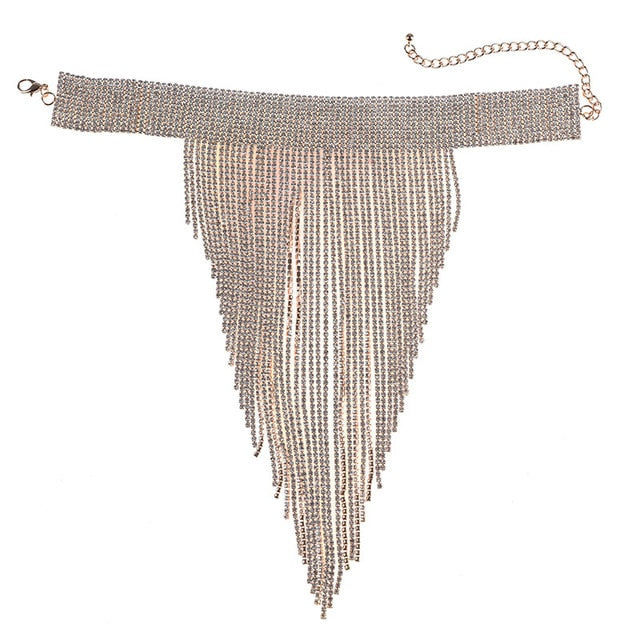 2020 New Full rhinestone Clavicle Necklace - NATASHAHS