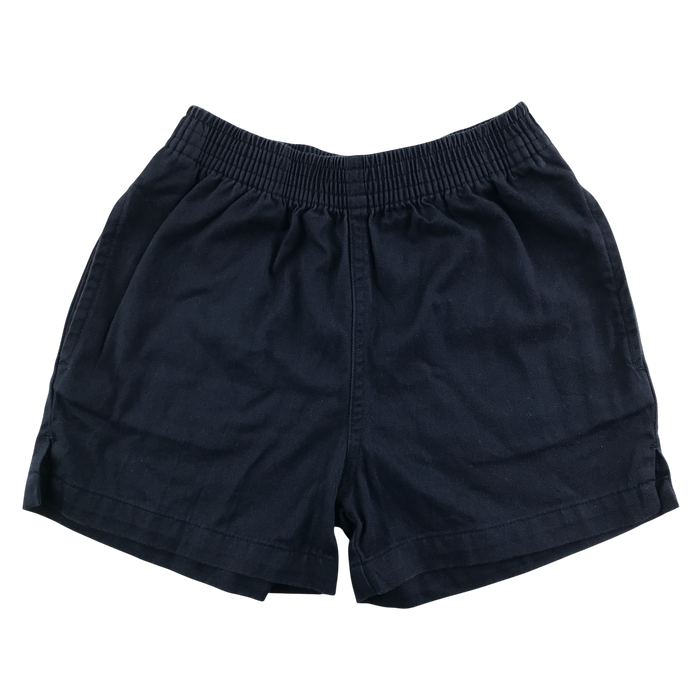 Navy boys cotton school gym shorts