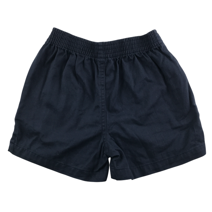 Navy boys cotton school gym shorts