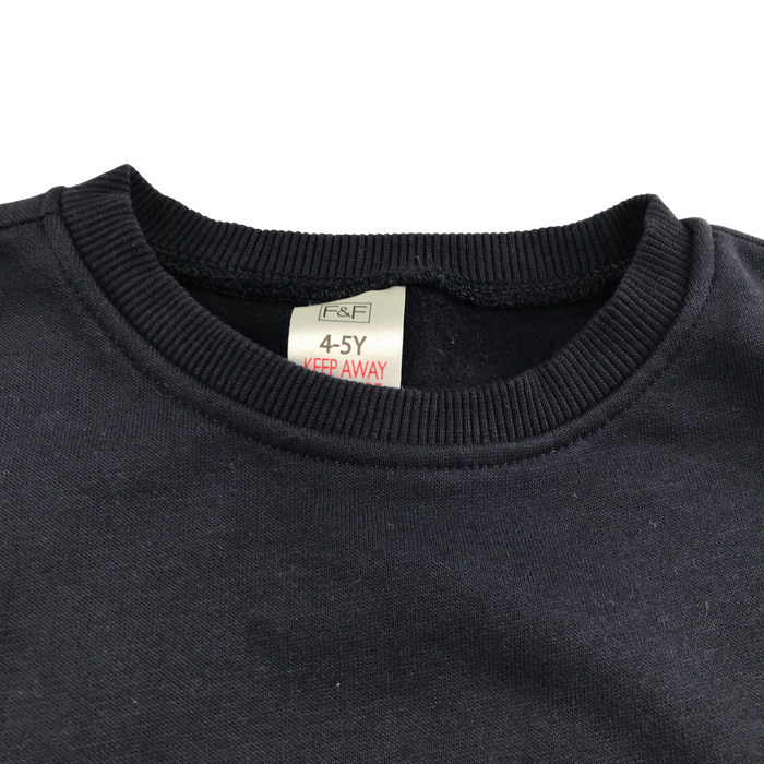 Navy unisex crew neck sweatshirt school jumper