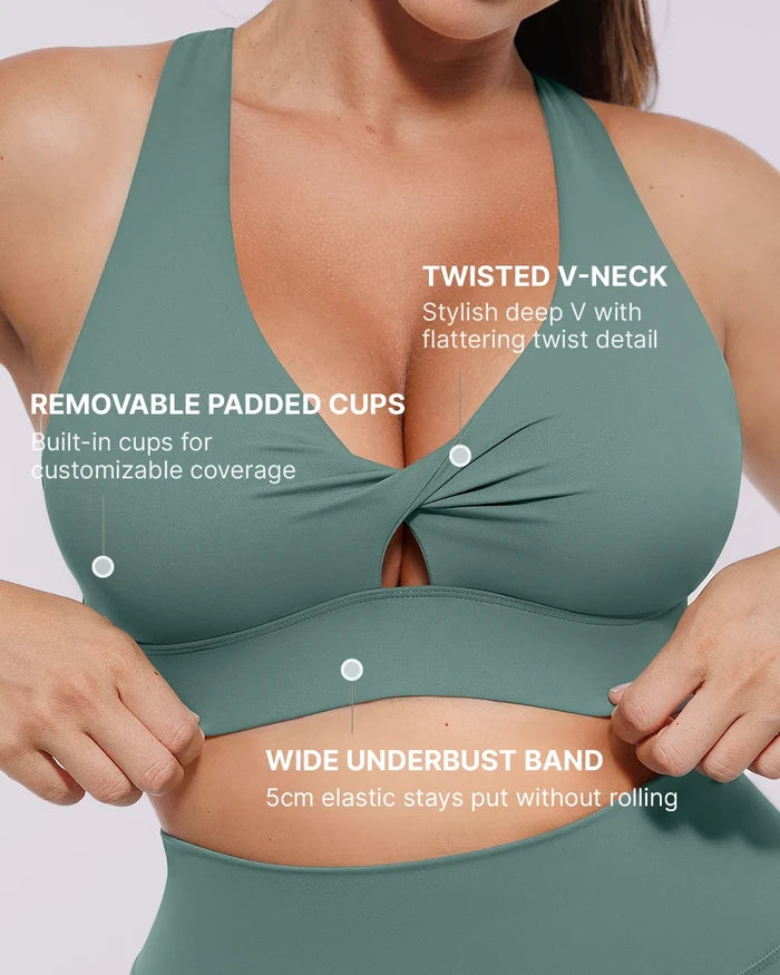 NeoSweat® AirSlim® Cutout Medium Impact Sports Bra