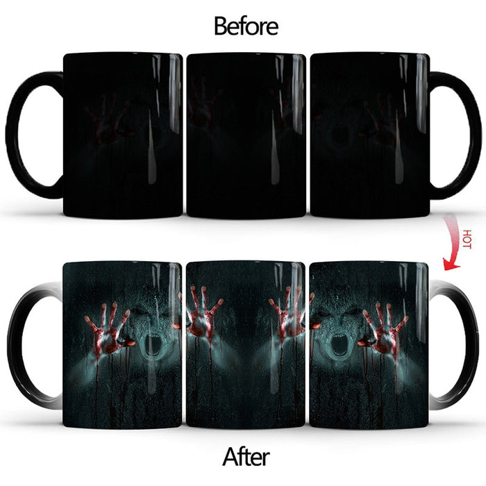 New 350mL Creative Zombie Horror Colour Changing Mug