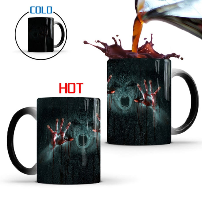 New 350mL Creative Zombie Horror Colour Changing Mug