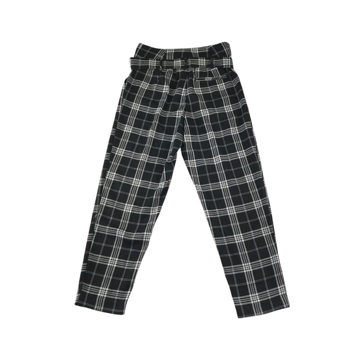 New Look womens UK 10 black and white check trousers