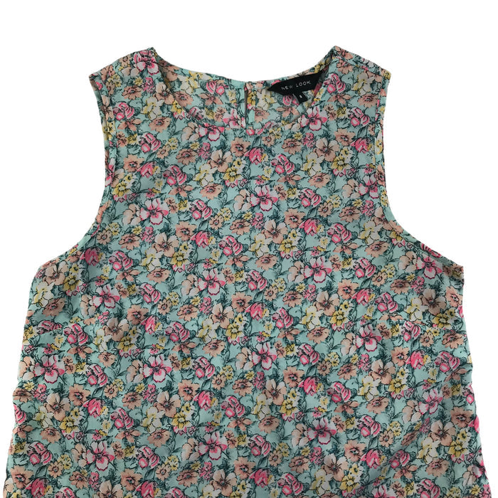 New Look women's XS multicoloured floral top