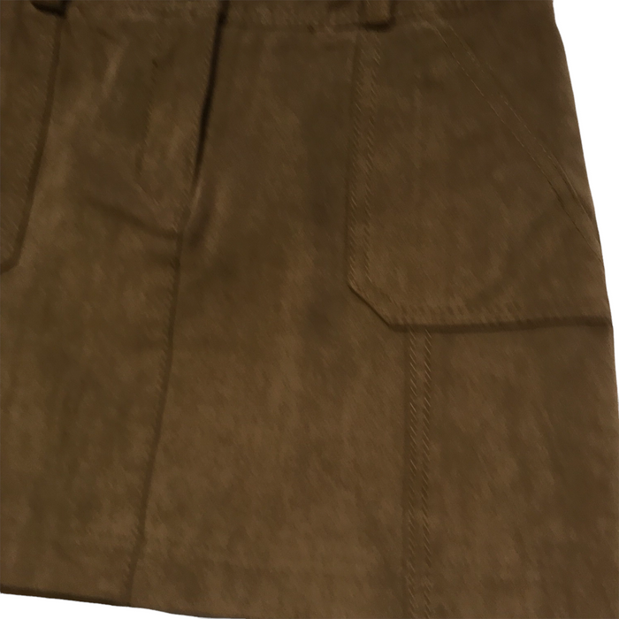 Next 10-11 years brown faux suede skirt