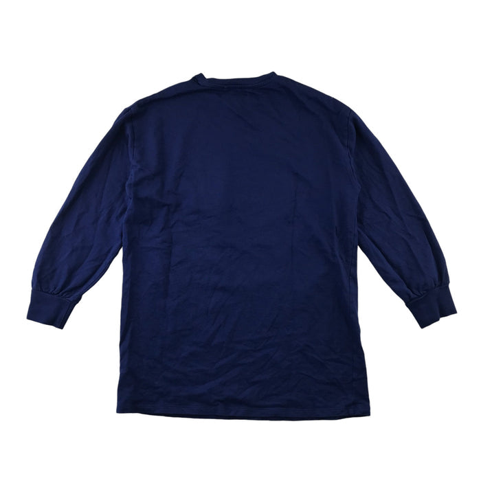 Next 10-11 years navy follow your dreams print sweater
