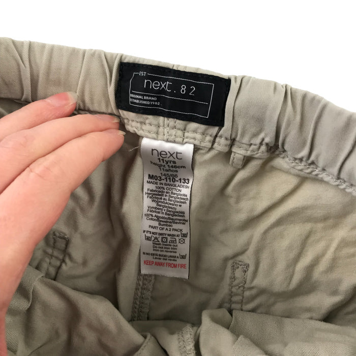 Next 11 years beige plain shorts