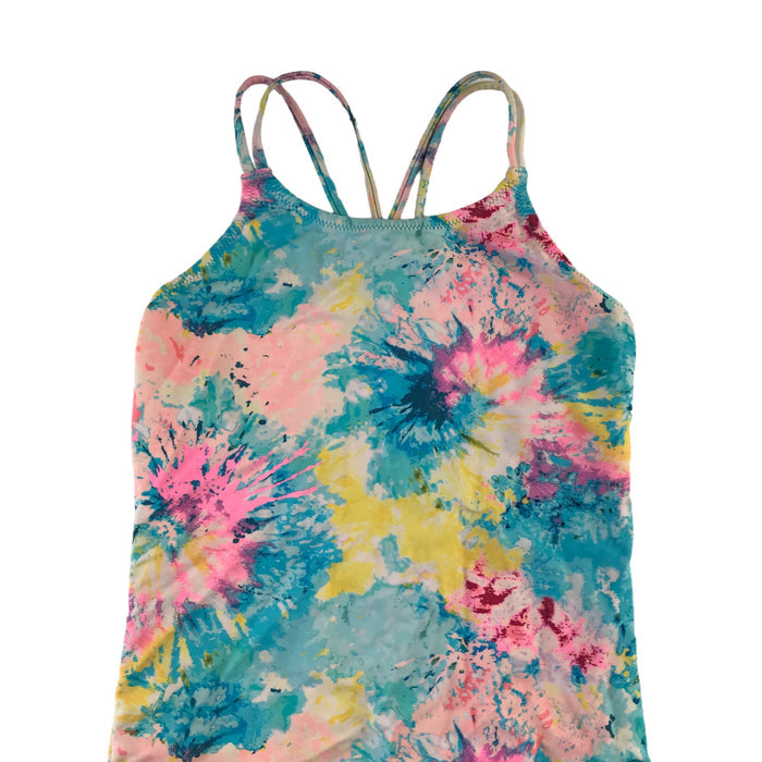 Next 12 years multi-colour tie dye swimsuit