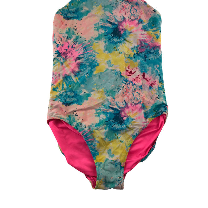 Next 12 years multi-colour tie dye swimsuit