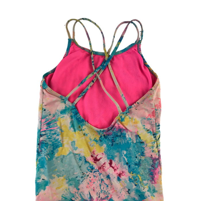 Next 12 years multi-colour tie dye swimsuit