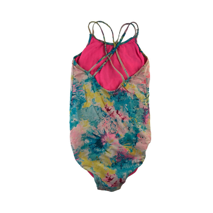 Next 12 years multi-colour tie dye swimsuit