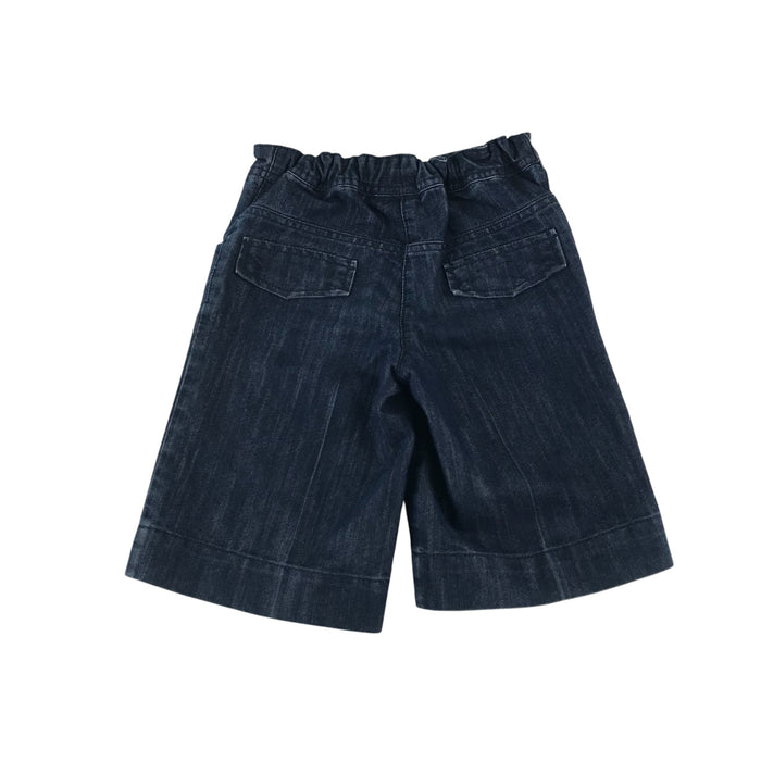 Next 4-5 years blue denim adjustable waist shorts