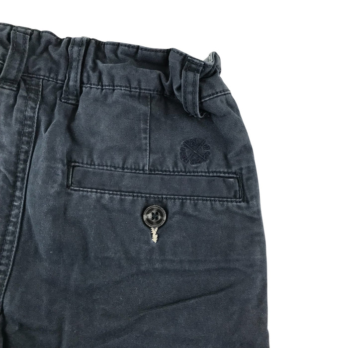 Next 4-5 years navy plain chino style cotton shorts
