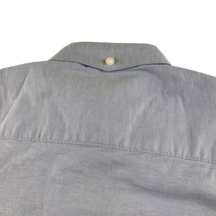 Next 5-6 years blue plain with embordered stag shirt