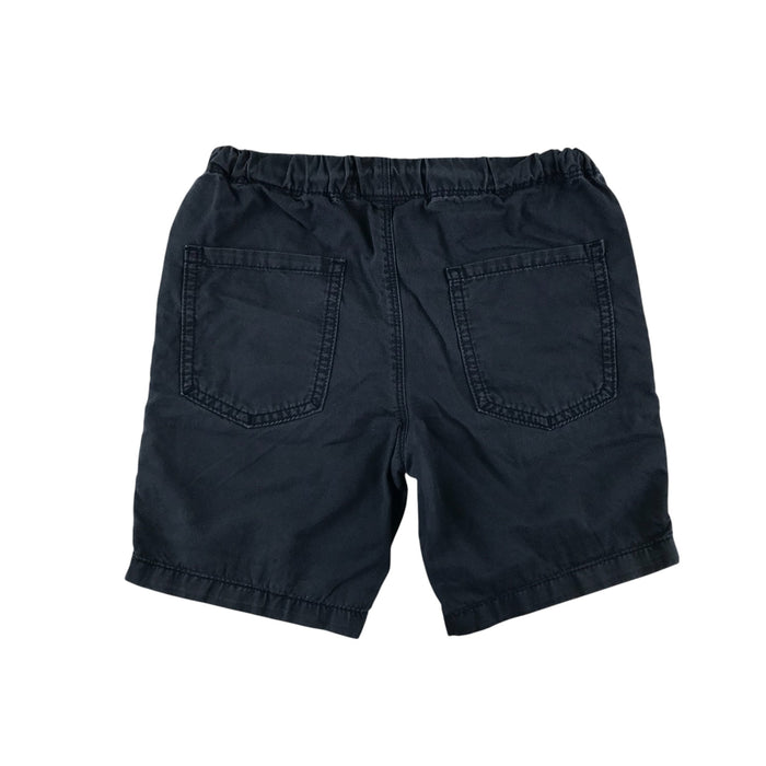 Next 5-6 years navy plain elasticated waist cotton shorts