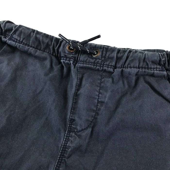Next 5-6 years navy plain elasticated waist cotton shorts