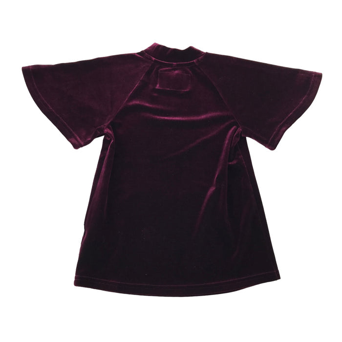 Next 5-6 years purple velvet butterfly blouse