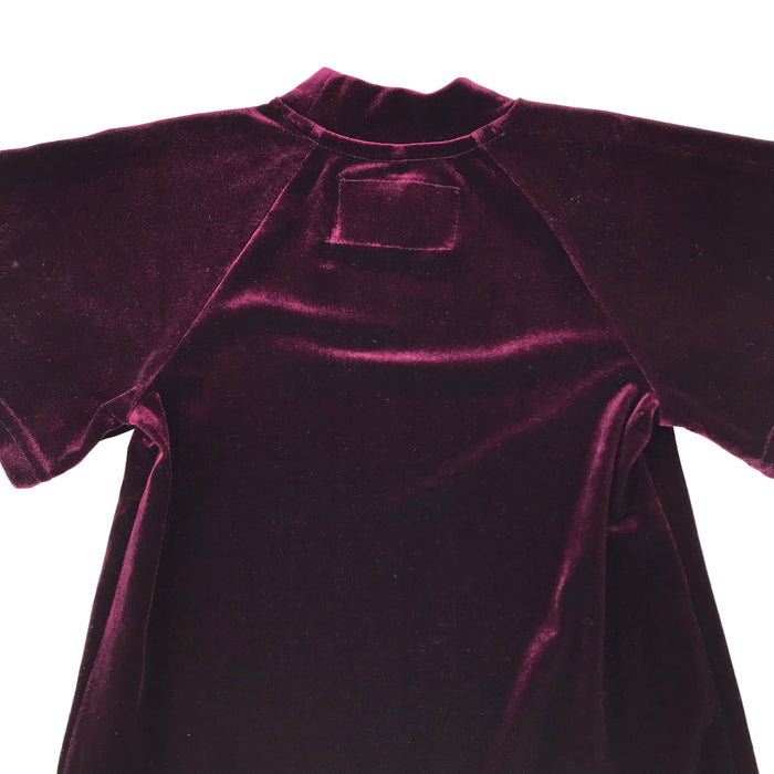 Next 5-6 years purple velvet butterfly blouse