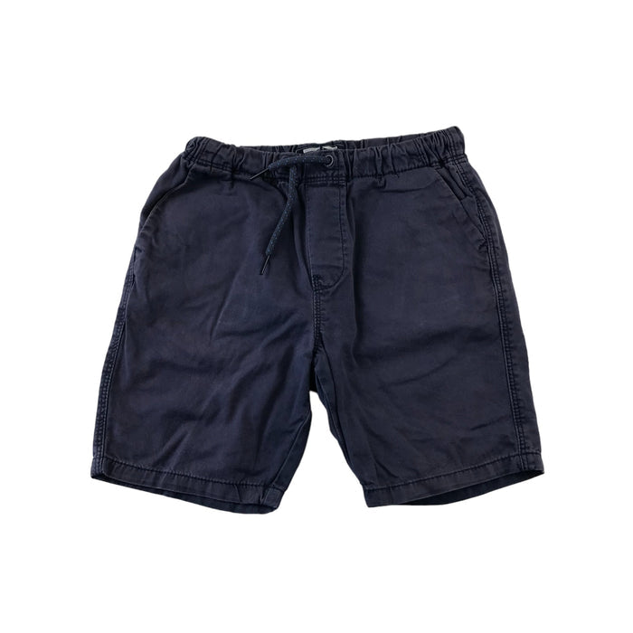 Next 5 navy and beige elasticated with pockets cotton two pairs shorts