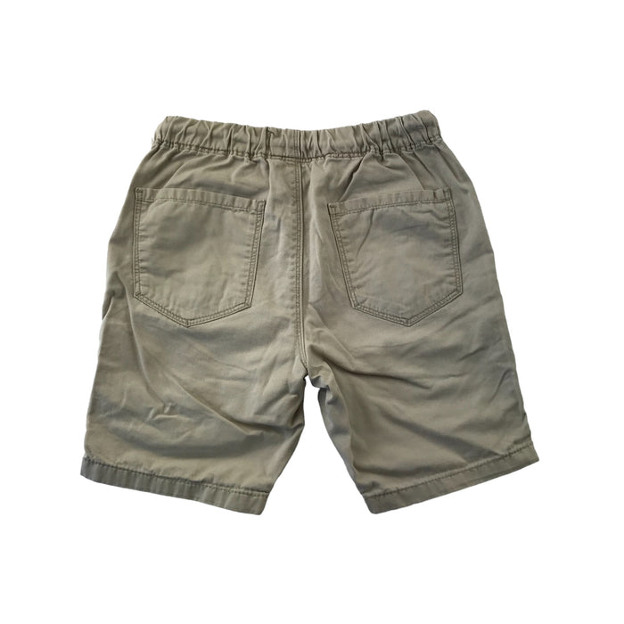 Next 5 navy and beige elasticated with pockets cotton two pairs shorts