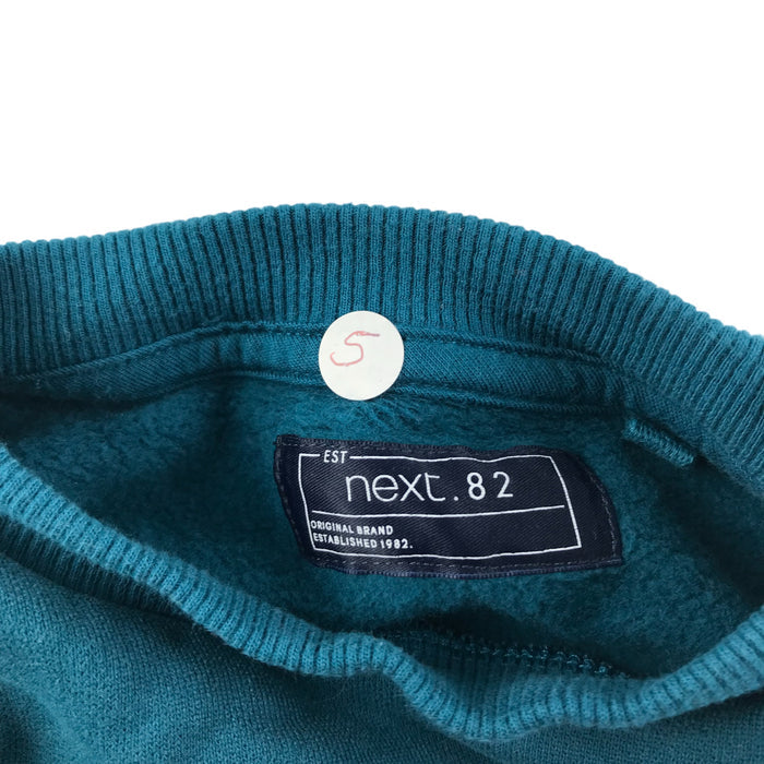 Next 5 years teal blue sequin snowman jumper