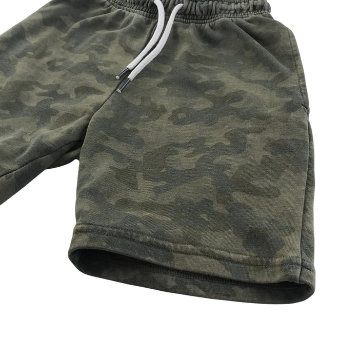 Next 6-7 years khaki camouflague jersey shorts