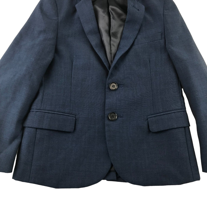 Next 7-8 years navy blue formal wool-blend jacket