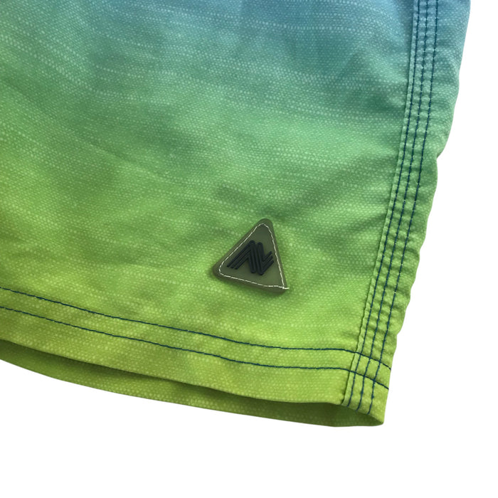 Next 7-8 years navy green striped swim trunks