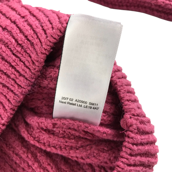 Next 7-8 years pink knitted jumper