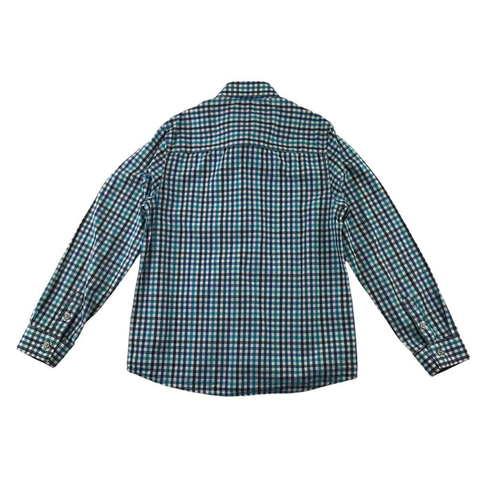 Next 8-9 years blue checked buttoned shirt