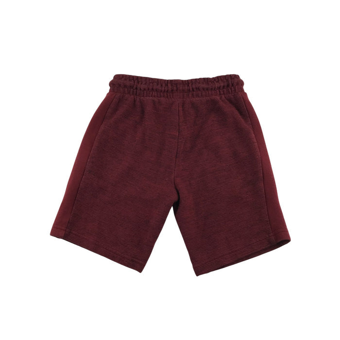 Next 8-9 years burgundy plain with black jersey material shorts