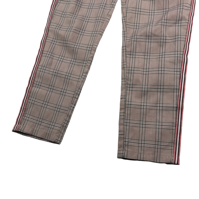 Next  8-9 years pink checked summer trousers