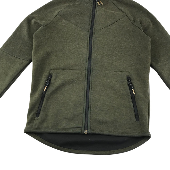 Next 9-10 years khaki green hoodie