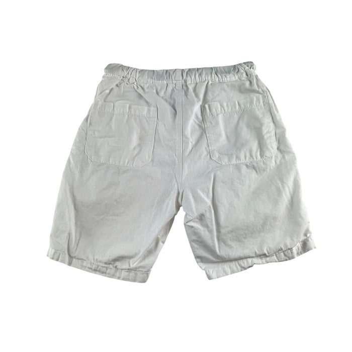 Next 9-10 years white plain elasticated waist cotton shorts