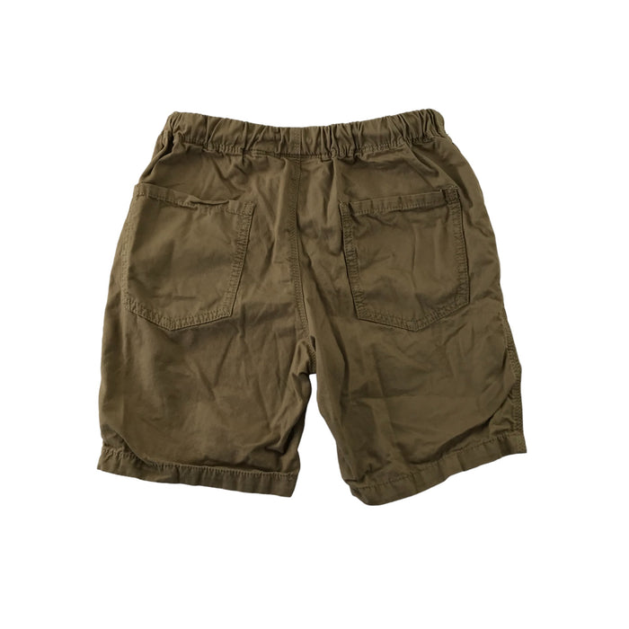 Next 9 years beige plain pull up cotton shorts