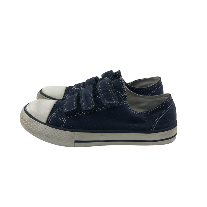 Next size UK 13 blue canvas trainers