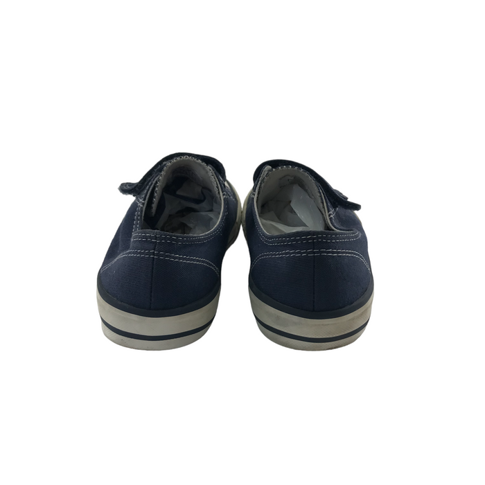 Next size UK 13 blue canvas trainers