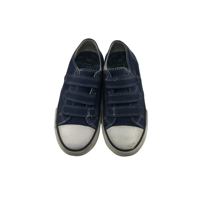 Next size UK 13 blue canvas trainers