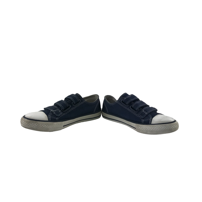 Next size UK 13 blue canvas trainers
