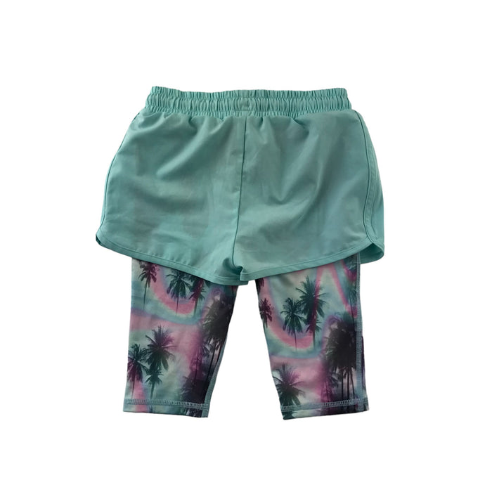 Next sport shorts 4-5 yrs blue with graphic print compression under shorts