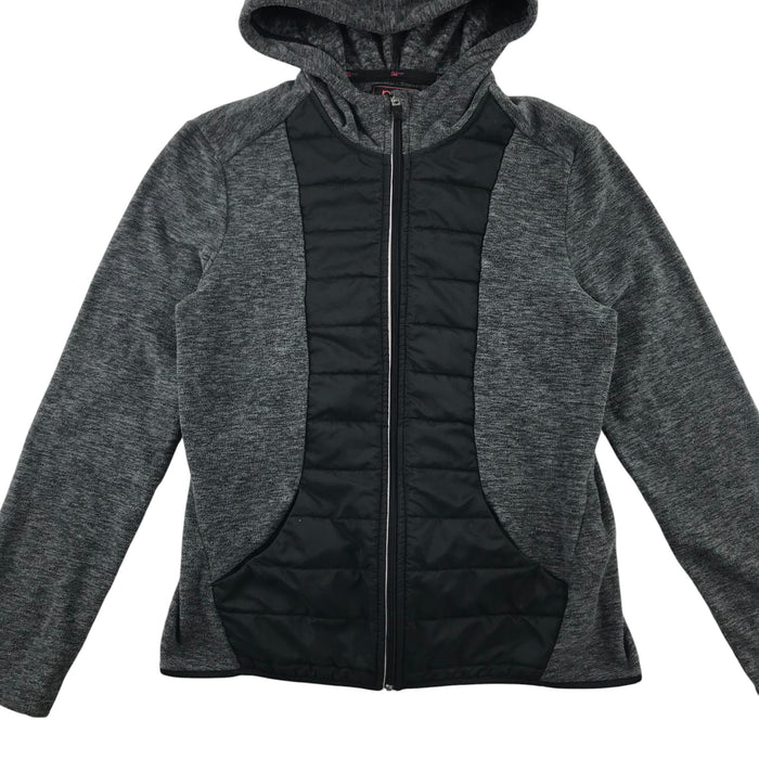 Next women's 10 grey zipped hoodie