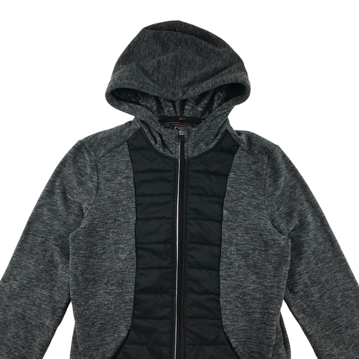 Next women's 10 grey zipped hoodie