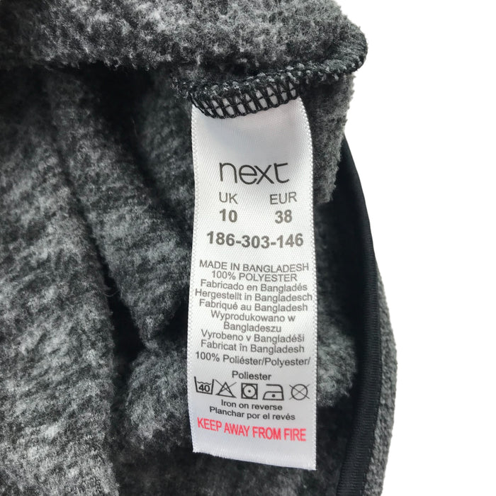 Next women's 10 grey zipped hoodie