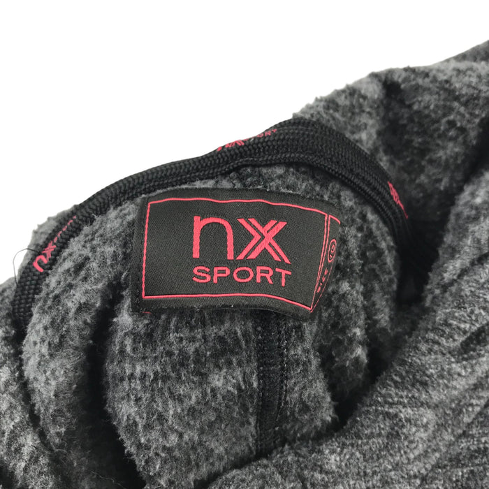 Next women's 10 grey zipped hoodie
