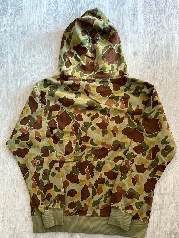 Nigel Cabourn Camo Embroidered Arrow Zip Hoodie Jacket - House Of Huntington